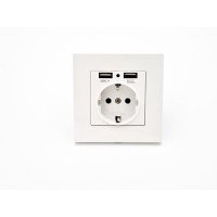 Spy camera wall socket